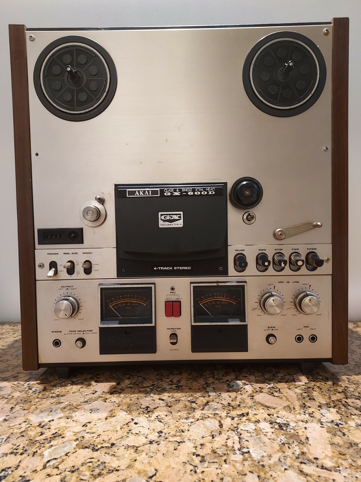 ■□AKAI GX-600D オープンリールデッキ AKAI GX-600D 10.5 inch 4 Track STEREO reel to reel tape deck