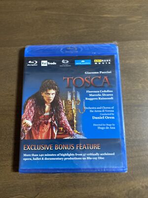 PUCCINI Tosca (Blu-ray 2011) Fiorenza Cedonlins, Marcelo Álvarez Daniel Oren New