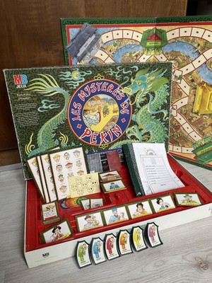 COMPLET _ Les Mystères de Pékin MB Jeux 1987 vintage jeu de société