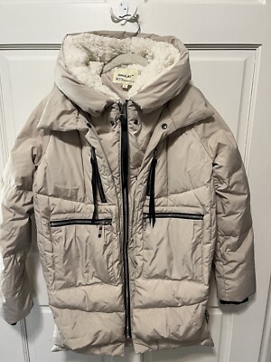 Orolay Classic Thickened Down Parka Tofu Cream Puffer Coat Jacket Women S Small