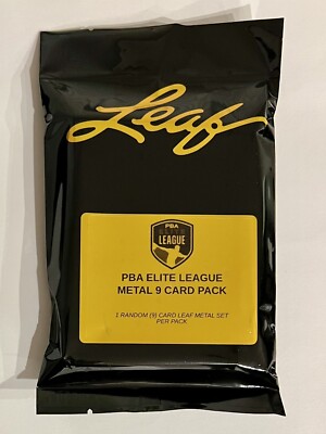 2024 Leaf Metal PBA Elite League 1 Random (9) Card Set Per Pack Unopened