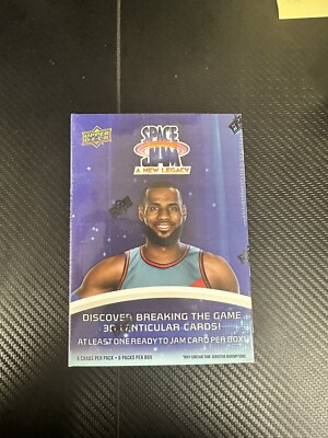 Space Jam 2 Upper Deck Blaster Box Lebron James Factory Sealed