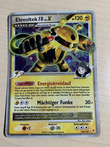 Pokemon Karte Elevoltek FB LV.X 144157 Silverstar deutsch aus Booster TOP Rare