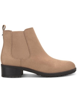 STYLE & COMPANY Womens Beige Pull Tab Gladyy Almond Toe Block Heel Booties 6 M