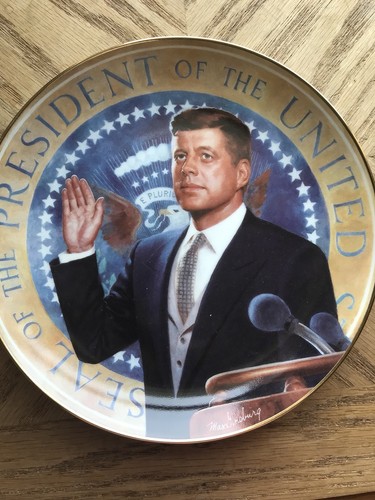 Franklin Mint John F. Kennedy Plate 