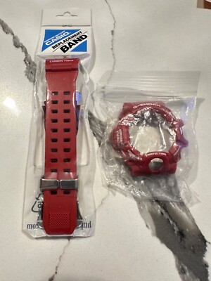 CASIO G-shock RANGEMAN GW-9400RDJ -4JF Red Original band & Bezel  Carbon Fiber