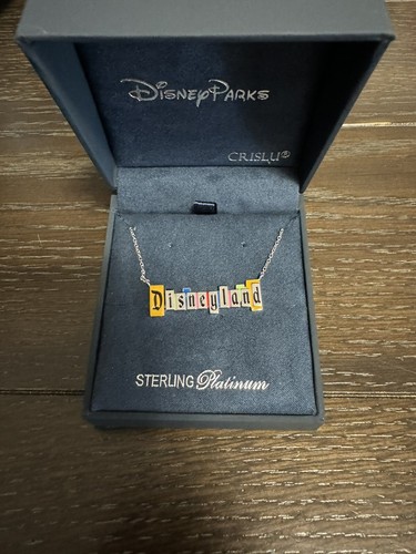 Disneyland Marquee Crislu Necklace Brand New | eBay