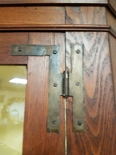 Chippendale Style Mixed Wood Corner Cupboard Cabinet