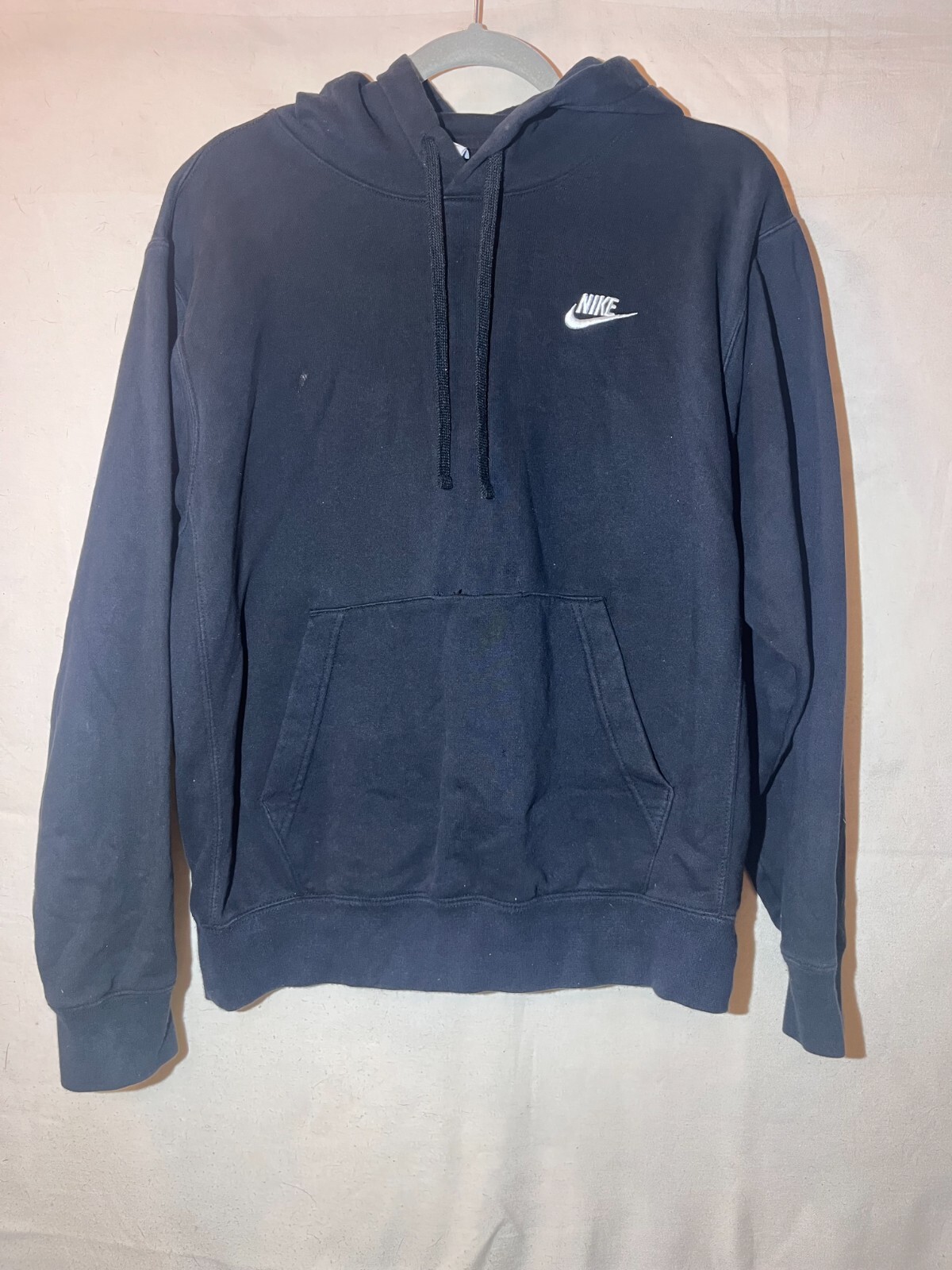 Nike SZ S Active Sportswear Long Sleeve Fleece Pullover Hoodie Q13