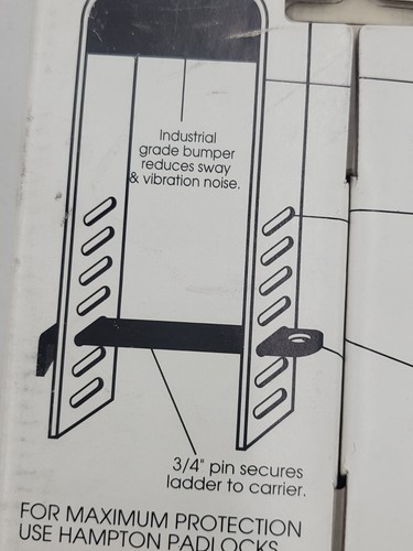 Hampton Ladder Lock Roof Rack Commercial 2 Ladders 