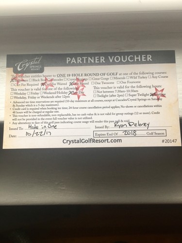 Free Round Of Golf At Ballyowen