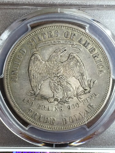 Trade Dollar 1877-S XF45 PCGS T$1 Nice Original Coin!