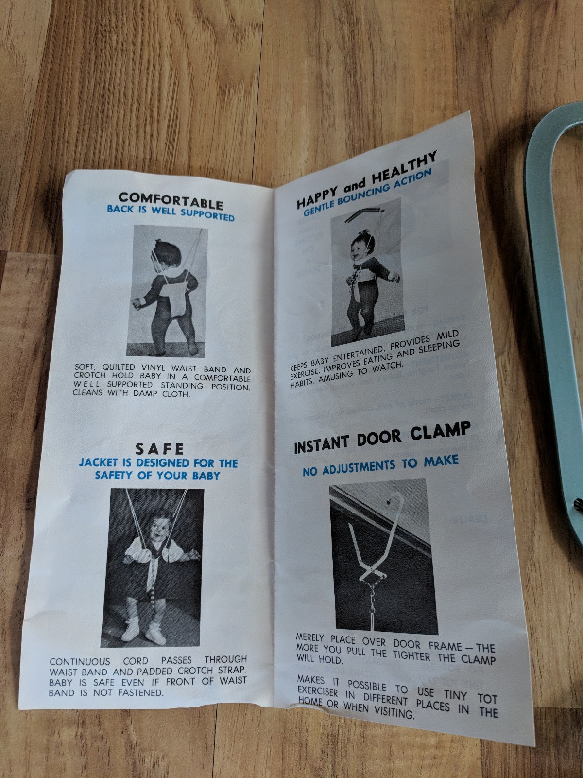 Vintage Tiny Tot Exerciser The Babysitter With A Bounce Village Manufacturing