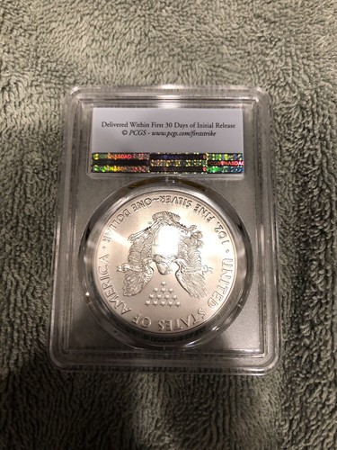 2019 1oz Silver Eagle PCGS MS69 First Strike Label
