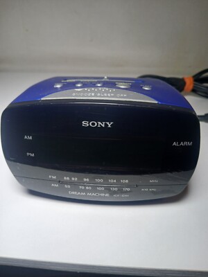 SONY ICF-C111 Dream Machine FM/AM LED Alarm Clock Radio Snooze Battery Backup
