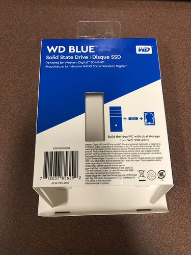 Western Digital Blue 3D NAND 250GB Internal (WDS250G2B0B) SSD