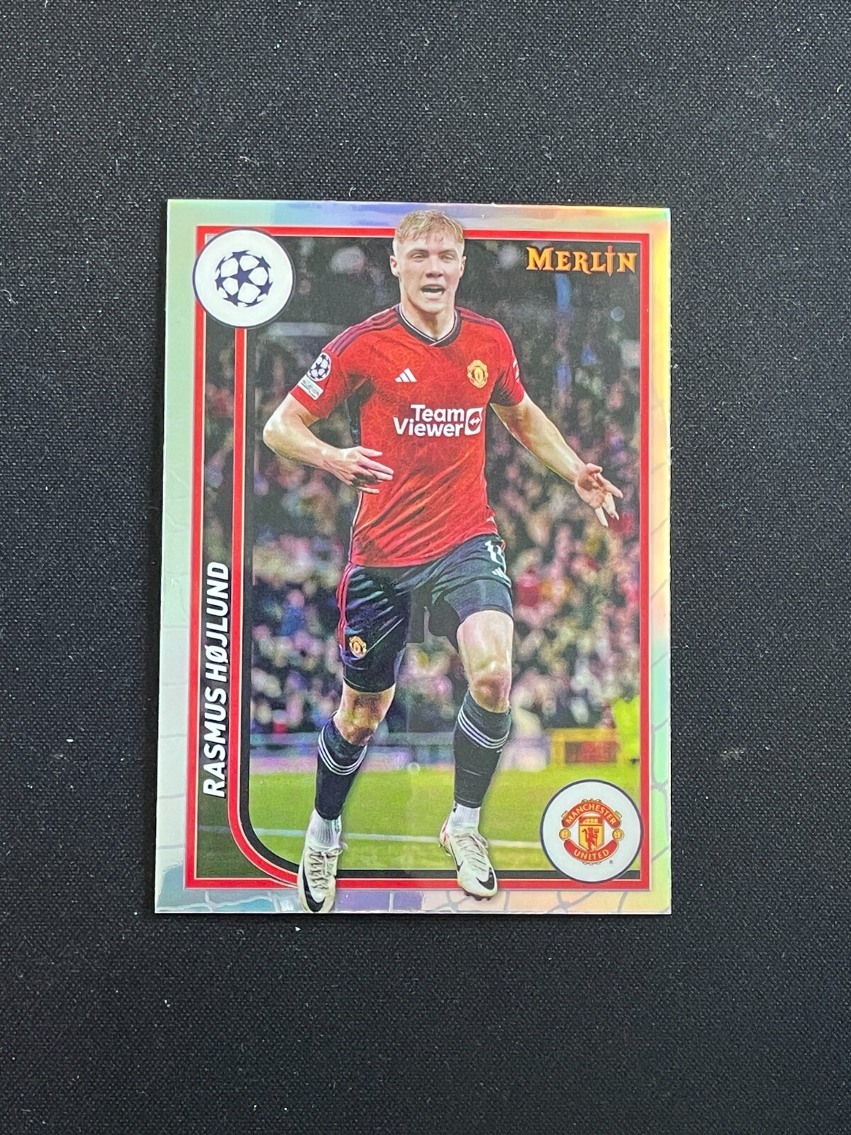 Rasmus Hojlund 2023-24 Topps Merlin Sliver Refractor #81 | eBay
