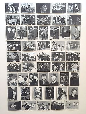 ビートルズ　TOPPSトレーディングカード「3RD SERIES 」1964年 VINTAGE 1964 TOPPS BEATLES 3RD SERIES B&W SIGNATURE TRADING