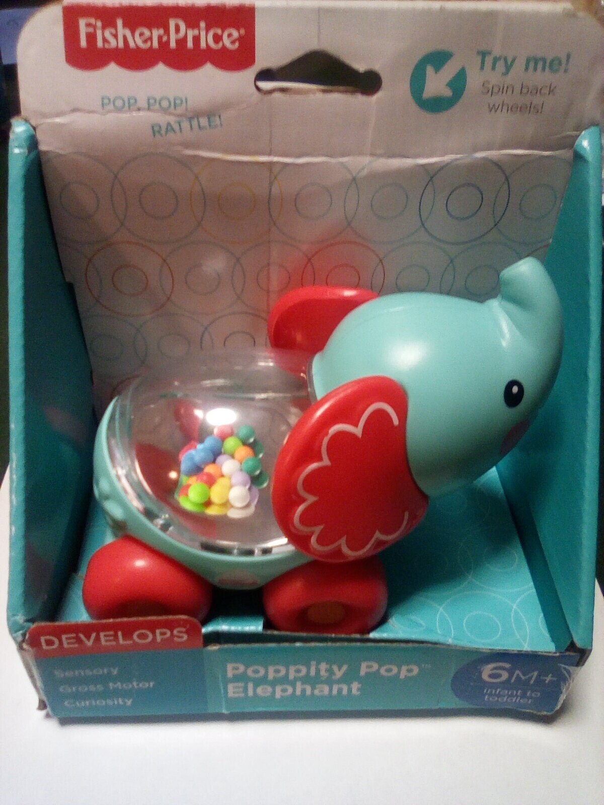 NWB FISHERPRICE Poppity Pop Elephant Pop Action 6 MonthsのeBay公認海外通販｜セカイモン