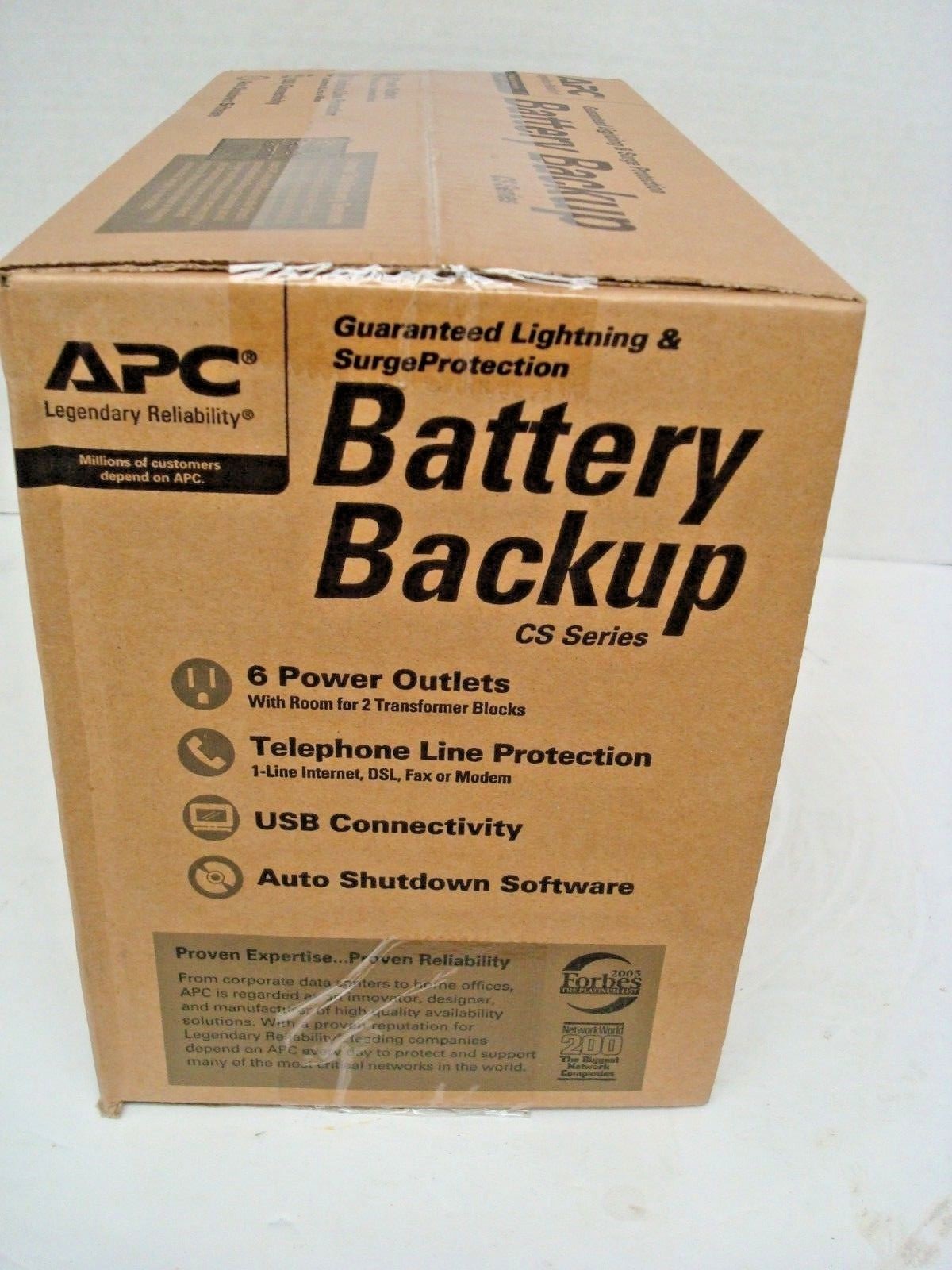 UPS CS 500 Battery Backup System Six-Outlet 500 V  NEW in factory sealed box.