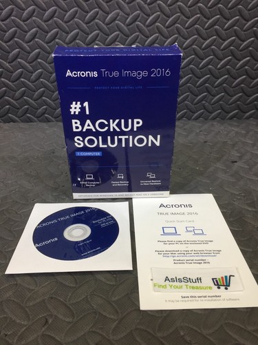 Acronis True Image 2016 Windows Mac System Backup Software 1 Computer