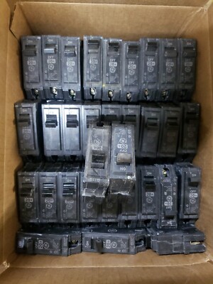 2x GE GENERAL ELECTRIC THQL 1120 20 Amp Circuit Breaker Single Pole 20A