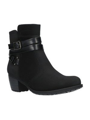 

Женские черные эластичные ботильоны EASY SPIRIT Gore Annelisa с круглым носком на блочном каблуке, размер, Черный, ANNEL