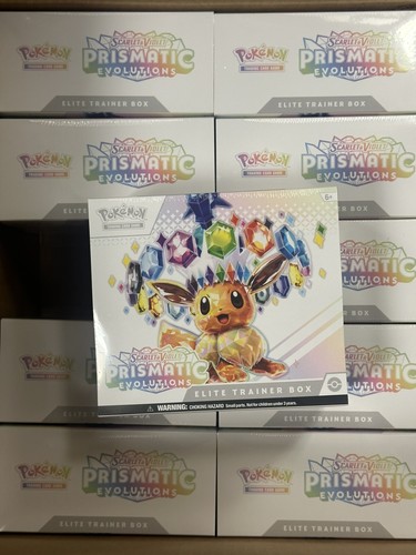 ポケモンカードゲーム Prismatic Evolutions Elite Trainer Box Pokemon TCG: Scarlet & Violet—Prismatic Evolutions Elite