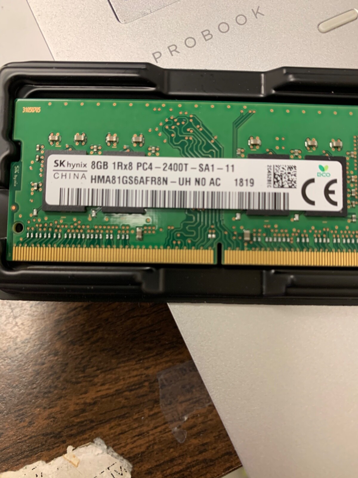 □SK hynix 8GB 1Rx8 PC4-2400T HMA81GU6AFR8N-UH デスクトップPC用