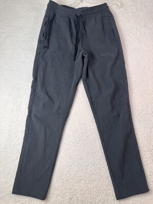Fabletics Pants Mens Small Black Joggers Textured Sweatpants
