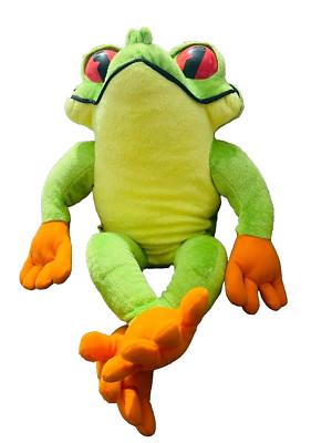 Build A Bear BABW Rainforest Cafe RARE TREE FROG Red Eyes
