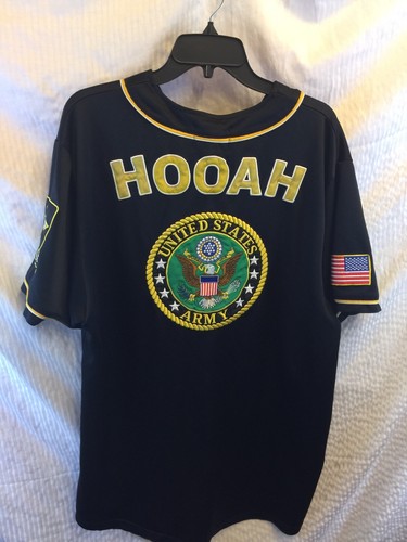Army Football Jersey Game Hooah Flag Large