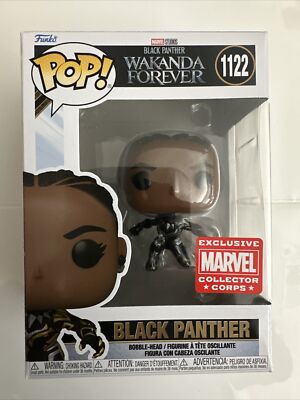 Funko POP! BLACK PANTHER WAKANDA FOREVER #1122 (Marvel Collector Corps)