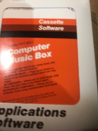 Minty New Nos TI99-4a Home Computer Music Box Cassette Rare PHT PHD 6011