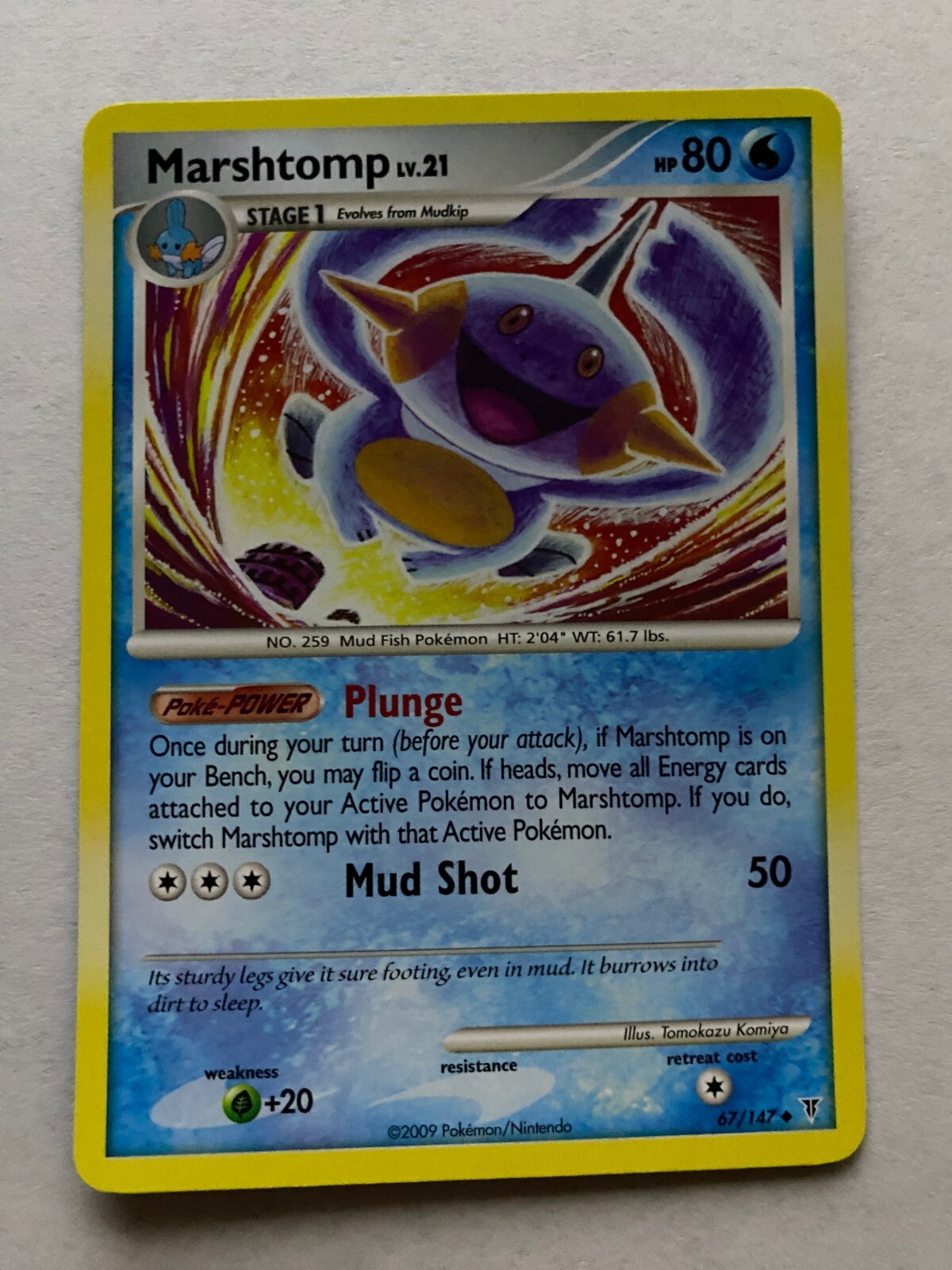Marshtomp 67/147 Pokémon Supreme Victors Non Holo NM/MINT