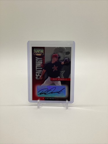 2001 Donruss Signature #NNO Roy Oswalt Auto Houston Astros NM-MT