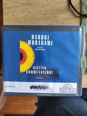 Killing Commendatore : A Novel by Haruki Murakami (2018, 23-CD, ex-lib copy)