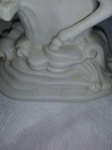 1985 Porcelain White Unicorn The Messenger Of Love By David Cornell