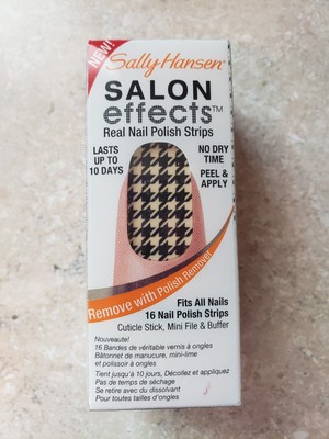 Sally Hansen Salon Effects Nail Polish Strips #240 Check It Out Houndstooth