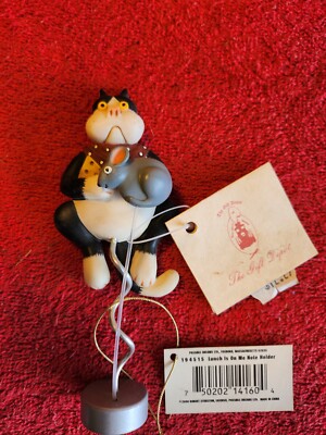 Cagey Critters  ''LUNCH IS ON ME NOTE HOLDER'' 5.25'' tall by Possible Dreams(CL41)
