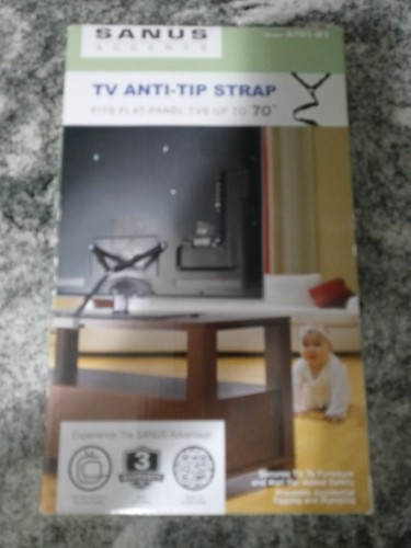Sanus TV Safety Strap for Flat Screen TV Fits up to 70" Chil
