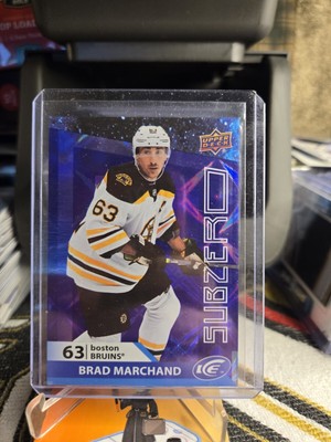 2021-22 UD Ice Sub Zero #SZ-12 Brad Marchand - Boston Bruins
