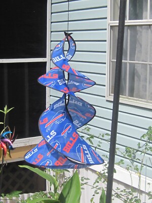 BUFFALO BILLS TWISTER 15'' X 29''H OUTDOOR ENJOYMENT  BLUE RED WHITE  NEW PACKAGE