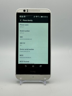 HTC Desire 510 - White - 4GB - (Boost) - Smartphone - SHIPS FREE - WORKS GREAT!