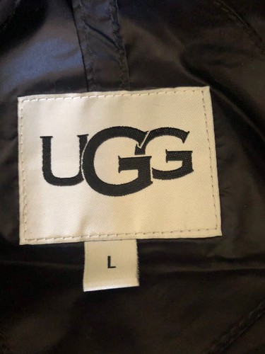Pre-owned Ugg Women Adirondack Navy 3 In 1 Hooded Down Parka Jacket Coat Size L In Blue