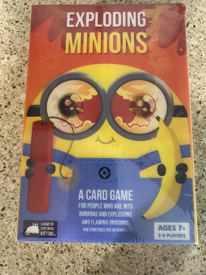 Exploding Minions Card Game by Exploding Kittens 2020 Despicable Me Sealed New