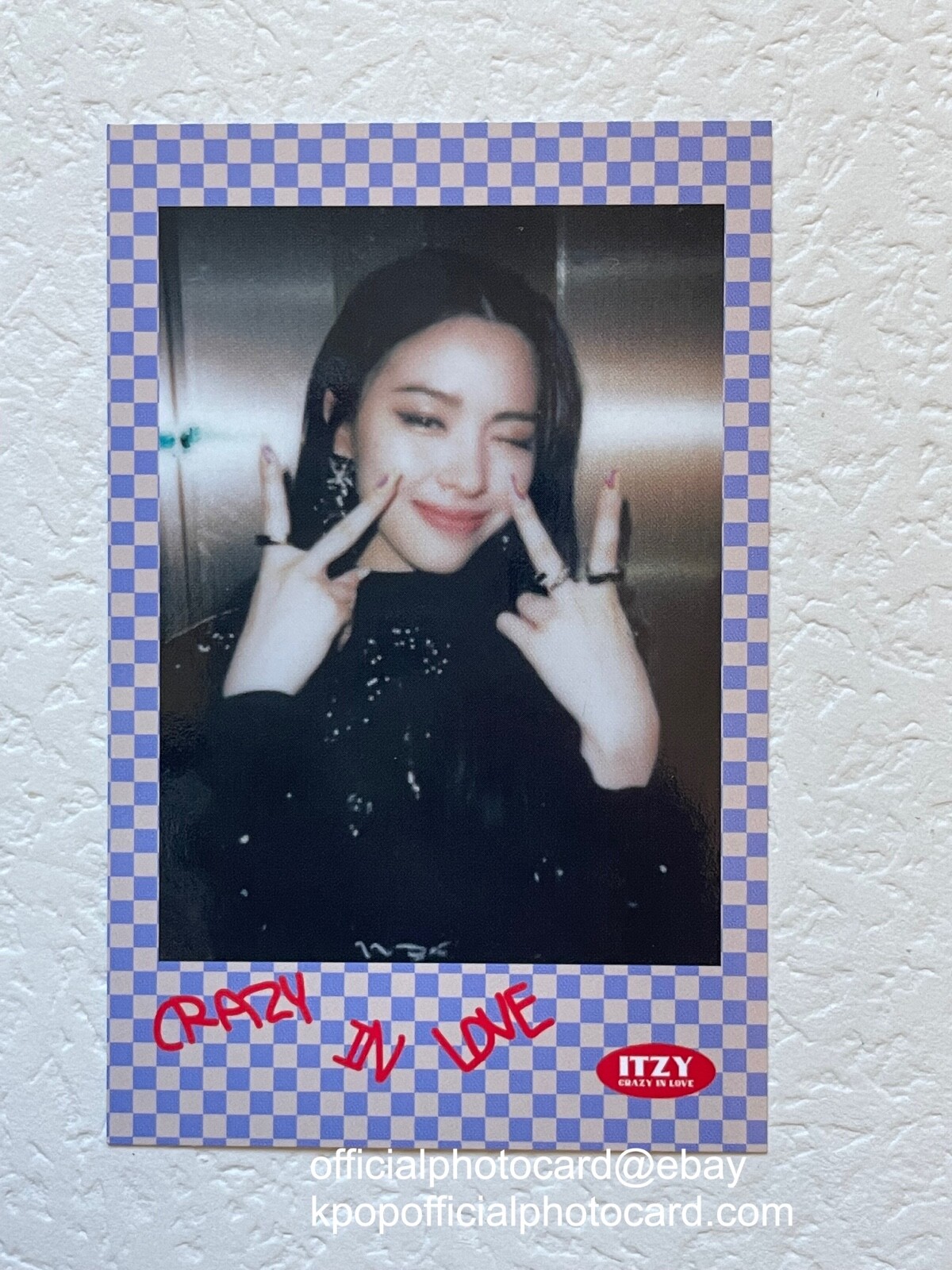 【SG Shopee ユナ】ITZY crazy in love 公式トレカ SG Shopee ユナ】ITZY crazy in love 公式トレカ