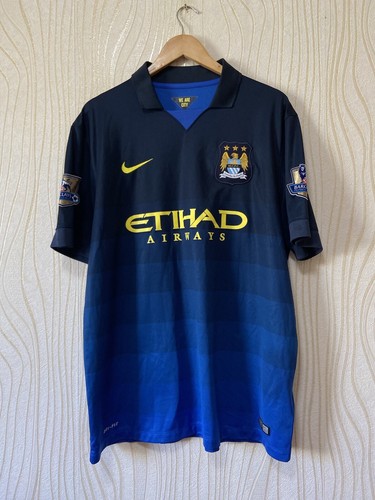 ウェア NIKE 2014 Manchester City uniform M MANCHESTER CITY 2014 2015 HOME FOOTBALL SHIRT SOCCER JERSEY