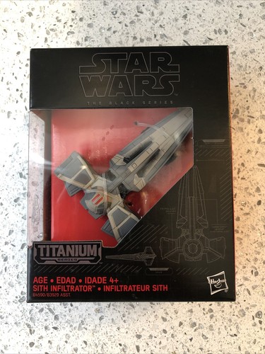 Star Wars Black Series SITH INFILTRATOR 21 Titanium HTF RARE Disney