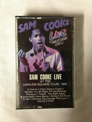 Sam Cooke - Live At The Harlem Square Club 1963 [cassette tape] 1985 AFK1-5181